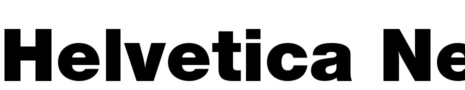 Helvetica Neue Cyr Black Font Download Free